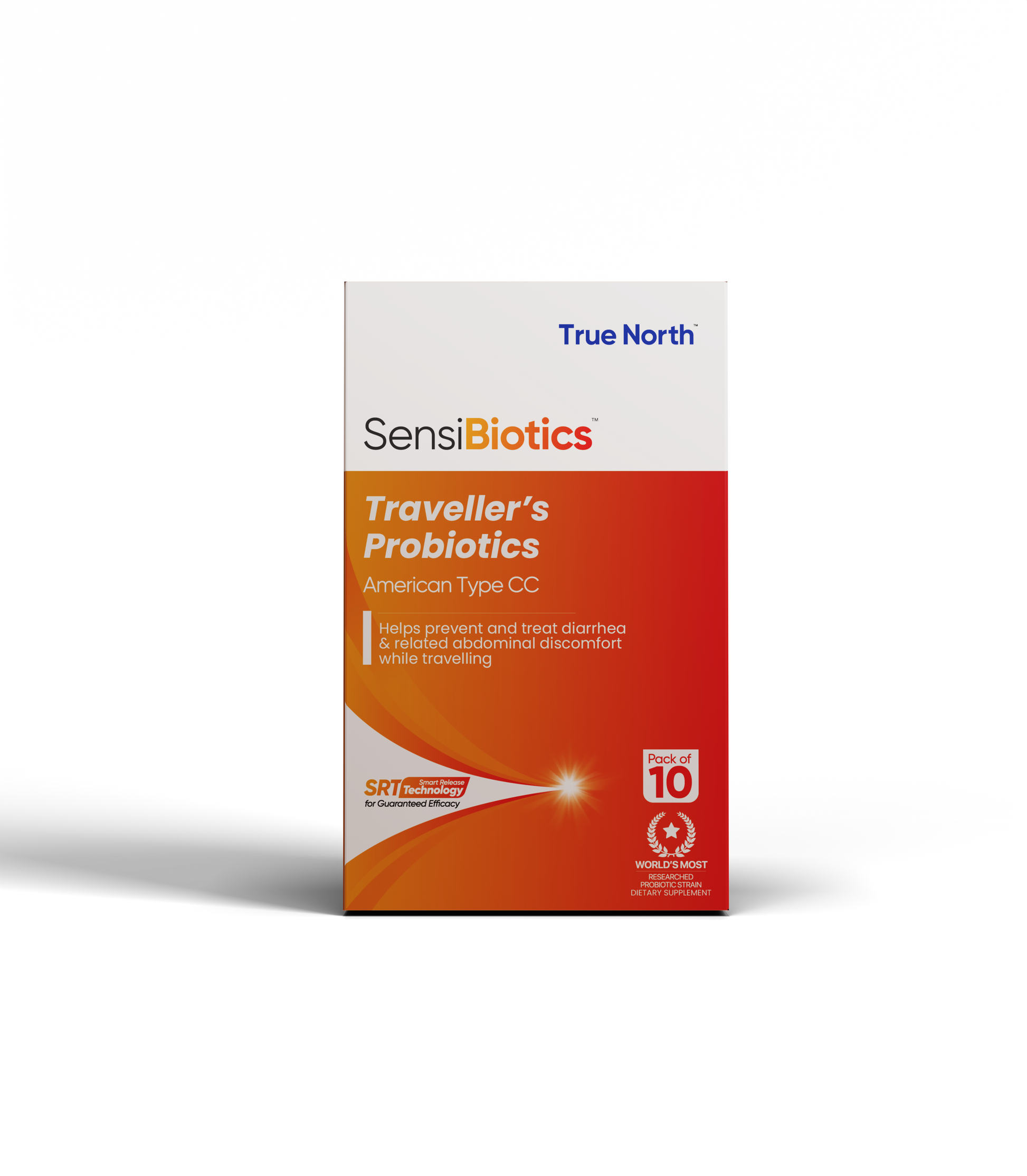 Traveller’s probiotics capsules for gut health